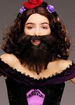 Greatest Showman Fancy Dress The Bearded Lady Style Fake Beard