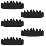 5 Pcs Black Baseball Caps Inserts Shapers Flexible Washable Reusable Hat Liner Cap Fitter Inserts Felt Hat Sweat Liner Hat Support Brim Hat Crown for Snapback Caps Fitted Caps Ball Sports Caps