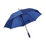 eBuyGB Large Wedding Umbrella Colourful Automatic Brolly Wedding Photographer Parasol Folding Umbrella, Long Umbrella with Stick Handle Rain - Navy Blue 41 Inch / 105cm Span 82cm Length