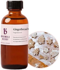 Bramble Berry Gingerbread Cookie Fragrance Oil 2 oz | Warm Sweet Holiday Scent for Soap Making, Candles, Lotion, Bath Bombs & Perfume | Skin Safe, Vegan, Paraben & Phthalate Free