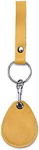 RFID Key Fob Holder Key Chains NFC Smart Key Tag RFID Pod ID card protector common access card cover, Apricot Yellow, Large