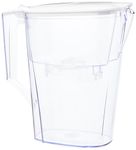 Aqua Optima Liscia Filter Jug & 6 x 30 Day Evolve+ Water Filter Cartridges, 2.5 Litre Capacity, for Reduction of Microplastics, Chlorine, Limescale and Impurities, White