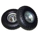 2X 10"Inch Pneumatic Tyres Sack Truck Trolley Wheel Barrow New Tyre Garden Hand