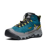 KEEN Targhee 4 Mid Waterproof Hiking Boots, Legion Blue/Antique Moss, 1 UK