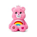 New 2020 Care Bears - Cuddly 14" Stuffed Animal - Cheer Bear - Soft & Huggable!