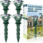 Pack of 4 Solar Mole Repellent Soni