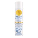 Bondi Sands SPF 50+ Everyday Sunscreen Face Mist for Sensitive Skin | Fragrance Free| Lightweight Face Sunblock Spray for Sensitive Skin | Broad Spectrum UVA/UVB Protection | Dermatologist Tested & Non-Comedogenic | Fast-Absorbing & Makeup Friendly | Vitamin E & Aloe Vera | Sweat & Water Resistant (60g)