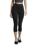 Jockey 1391 Women's Super Combed Cotton Elastane Stretch Slim Fit Capri with Ultrasoft Waistband_Black_L