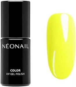 NEONAIL Smalto Semipermanente Unghie 7,2 ml Smalto Neon Giallo Rise & Shine Smalti Gel Per Unghie UV Led Nail Polish NEONAIL Colori Smalto Unghie