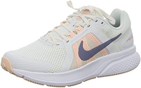 Nike Women's Stroke Running Shoe, White/Pink, 9.5