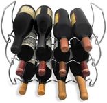 Lily's Home Countertop Wine Rack - Freestanding 12 Bottle Holder for Wine Storage, Perfect for Kitchen Countertop, Cabinet Organizer, or Wine Bar