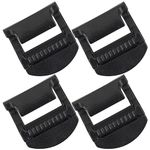 4 Pcs Kayak Replacement Parts, Kayak Seat Clips Compatible with Lifetime Emotion, Kayak Accessories (Black)