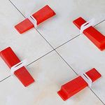 ARBO Tile Leveling System Plastic 1.6 MM Wall and Floor | 200 PCS Set | 200 PCS Wedges & 200 PCS Leveller Clips Spacer