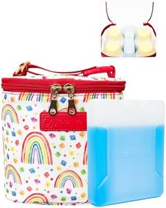 Sarah Wells Cold Gold Breastmilk Cooler with Ice Pack (Rainbows)