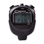 Nivia JS-609 Stop Watch, Multi-Function Electronic Digital Sport Stopwatch Timer, Large Display with Date, Time and Alarm Function, Suitable for Sports Coaches Fitness Coaches, (Black)