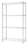 Trinity 4 Tier Stainless Steel Wire Shelving Max weight 635kg