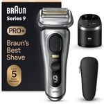 Braun Series 9 Pro 9467cc Electric Shaver for Men, 4+1 Head with ProLift Trimmer, 5-in-1 SmartCare Center, Electric Razor with 60-min Battery Life, Wet & Dry