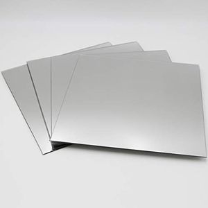 EVIDECO French Home Goods Small Decorative Wall Self Adhesive Shaped Mirrors - Set of 4