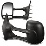 DNA Motoring TWM-010-T222-BK Pair of Towing Side Mirrors (Driver & Passenger Sides)