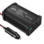 Hoenjuno 300W Car Power Inverter DC 12V to 240V AC Car Charger Adapter with PD 27W and QC 3.0 18W Ports Car Adapter Plug Converter