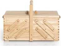 Prym Sewing Basket, Wood, Beige, Br