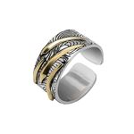 GAUEIOUR Adjustable Rings for Women Men,Art Retro Meteor Silver Ring, Trend and Personalized Jewelry, Symbol of Good Luck, Suitable for Both Men and Women, Jewelry Gifts