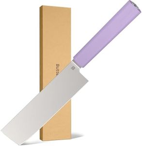 6 Inch Nakiri Knife, Hand Forged AR-RPM9 Steel Blade & Ergonomic Handle, All Purpose Kitchen Cleaver Knife for Meat Vegetable Fruits, Gift for Home Chefs