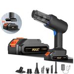 SHAYONAM 4 in 1 Cordless Handheld Vacuum Cleaner – MAX+ Powerful Suction, Rechargeable Lithium Battery, Multi Nozzle Attachments for Home, Car & Pet Hair1/-
