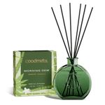 GoodMelts Morning Dew Reed Diffuser Set | Jasmine & Bamboo Notes | 100 ml with 6 Fiber Reed Sticks | Long-Lasting Home Fragrance (Up to 60 Days) | Air Freshener for Room, Bedroom & Bathroom