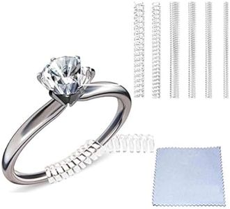 3tyto Ring Size Adjuster - Invisible Ring Guards - 6 Sizes Fitter, Resizer for Loose Rings