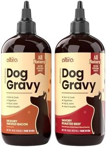 Altira Everyday Dog Gravy - Premium Wet Dog Food Gravy Toppers for Dry Food – Tasty & Nutritious with Essential Vitamins and Supplements – Hip and Joint Supplement (Bacon & Beef Bundle)