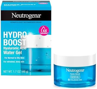 Neutrogena Hydro Boost Face Moisturizer with Hyaluronic Acid for Dry Skin, Oil-Free and Non-Comedogenic Water Gel Face Lotion, 1.7 oz