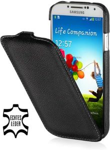 StilGut UltraSlim Genuine Leather Case for Samsung Galaxy S4 i9500 & i9505, Black