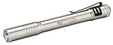 Streamlight 66121 Stylus Pro 100-Lumen Penlight with 2 AAA Alkaline Batteries, Silver
