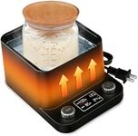 MYMULIKE Water Bath Sourdough Starter Warmer Mat, Precise 1°F Thermostat Control (70-104°F) Even Heating Sourdough Starter Warmer, Cultivating Yeast 198H Timer Perfect for Home Baking