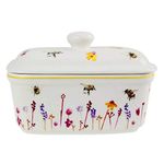 Jennifer Rose Gallery Honey Bee Butter Dish with Lid