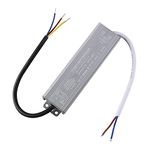 Waterproof LED Driver 60 Watts - 110V-260V AC to 12V DC, LED Power Supply Transformer Adapter for Any 12V DC LED Lights