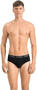 Puma Basic Brief 2P Color: Black/Black - Talla: M