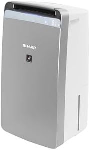 SHARP dehumidifier with Air Purifier with I Plasmacluster Tech fights against Mold, Fungus, VOCs I Clothe Dryer I Traps 99.97% Impurities I HEPA+Carbon+Pre-Filter I Cover: 720 ft² I DW-J27FM-S