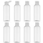 8 Pack 3.4oz Empty Plastic Travel Bottles, Clear Travel Bottles Set for Toiletries Leak Proof Squeezable Travel Size Containers Travel Essentials Accessories Squeeze Bottles (100ml)