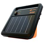 Gallagher S100 Solar power fence energiser including battery (12 V - 7,2 Ah) (incl. a free 1.0 m earth stake)