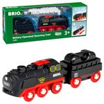 BRIO World Battery Powered Steaming Toy Train Engine for Children Age 3 Years Up for Kids