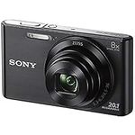 Sony DSCW830 Digital Compact Camera - Black (20.1MP, 8x Optical Zoom) 2.7 inch LCD