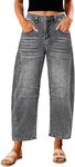 GRAPENT Women's Clothing Denim Jean