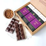 Jus'Trufs 60% Artisanal Dark Chocolate Bar | Chocolate Bar Sweetened with Jaggery | No Refined Sugar | Vegan and Gluten-Free | Value Pack of 6 Bars | Net Wt. 240 gm