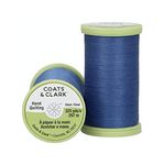 Coats Thread & Zippers and CLARK Dual Duty Plus Hand Quilting, 325-Yard, Yale Blue