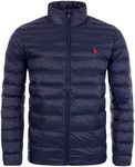 Ralph Lauren Polo Men's Packable Down Jacket (L, Navy)