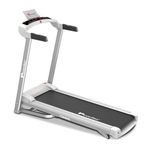 PowerMax Fitness TDM-99S (3HP Peak) Motorized Foldable Treadmill for Home Use | 3 Level Manual-Incline Treadmill | Automatic Programs, Max User Wt. 110KG | USB, Mp3, LED Display, BMI-Fat Calculator