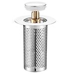 Shower Drain Filter, Washbasin Bathtub Drain, Washroom Floor Drain Strainer, Stainless Steel Hair Catcher, Bath Tub Drain Protector For Kitchen & Bathroom Drain Filter for Shower Shower Drain Strainer