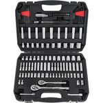 Amazon Basics Mechanic Tool Kit and Socket Set With Case - Set of 123